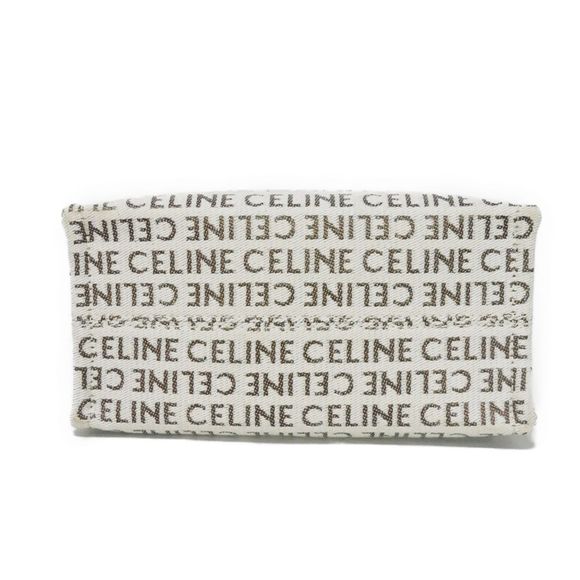Celine Celine Small Cabas Tote Textile Calfskin Canvas Tote Bag 199162FEF.02NT - Picture 15 of 16